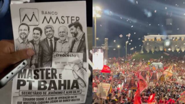 Banho Master: papéis lembram ligação do PT da Bahia com Vorcaro