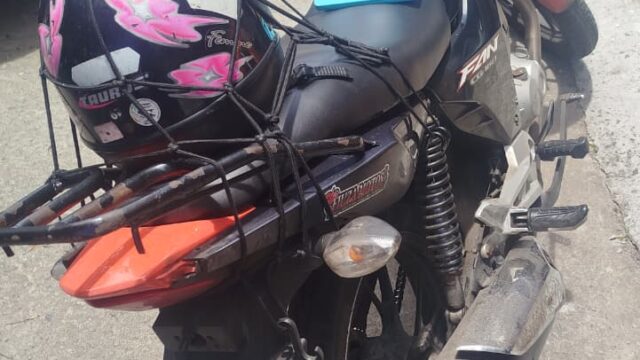GCM apreende motocicleta com suspeita de adulteração de identificadores em Cajazeiras
