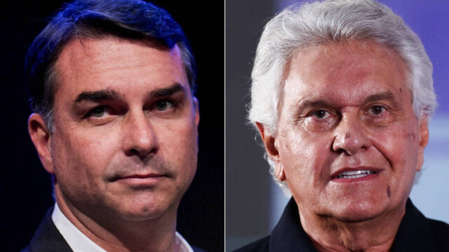 Flávio Bolsonaro viaja a Goiás para receber apoio de Ronaldo Caiado