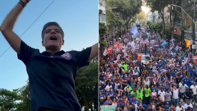 ACM Neto arrasta multidão no Campo Grande e diz chegar à reta final “muito mais confiante”