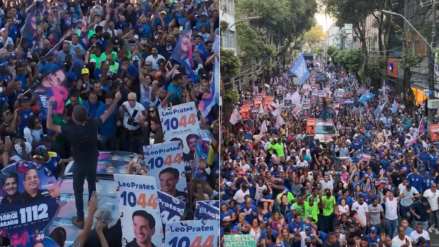 Um mar de gente: caminhada de ACM Neto arrasta multidão pelo Campo Grande a dois dias da eleição