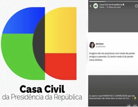Página oficial da Casa Civil publica xingamentos a eleitores bolsonaristas