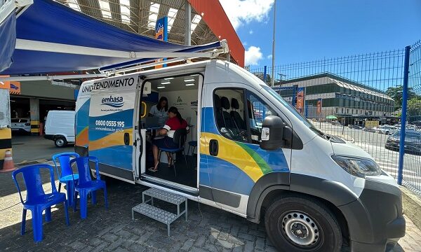 Unidade móvel da Embasa atende moradores de bairros de Salvador até sexta-feira (16)