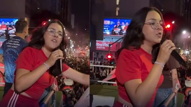 ATO: jovem petista homenageia pai morto pela Covid-19 e chama Jair e Flávio Bolsonaro de fascistas