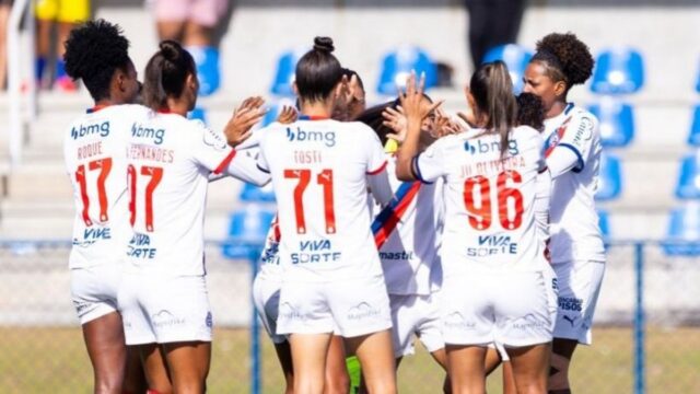 Bahia encara o São Paulo em Aracaju pela ida das quartas da Copa do Brasil Feminina
