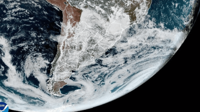 Ciclone extratropical se forma na costa do Sul e do Sudeste e traz chuva, vento e queda de temperatura