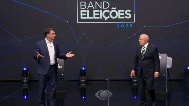 DEBATE: Flávio cobra Lula sobre Roberta Luchsinger e presidente diz que caso é da Polícia Federal