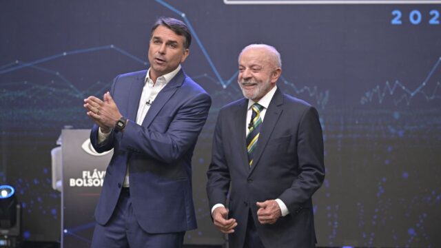 DEBATE: Flávio e Lula trocam ataques com Luchsinger, Vorcaro e SUS no primeiro confronto do 2º turno
