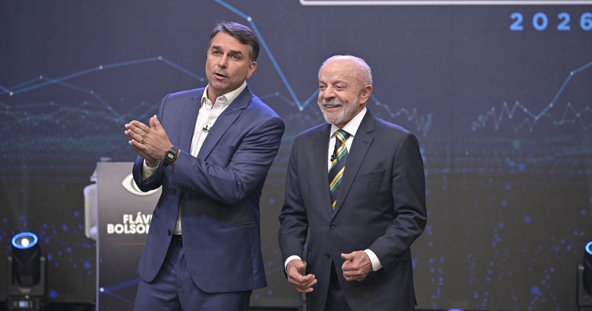 DEBATE: Flávio e Lula trocam ataques com Luchsinger, Vorcaro e SUS no primeiro confronto do 2º turno