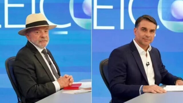 DEBATE: Lula e Flávio Bolsonaro se enfrentam pela primeira vez na campanha neste domingo, na Band