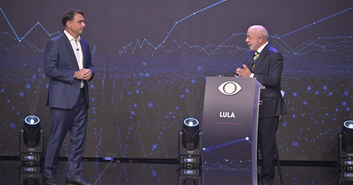 DEBATE NA BAND: Flávio e Lula trocam acusações em duelo com mais provocações do que propostas