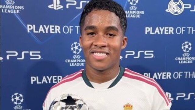 Endrick sai do banco, marca de cabeça e ajuda Real Madrid a virar sobre a Roma por 4 a 3 na Champions