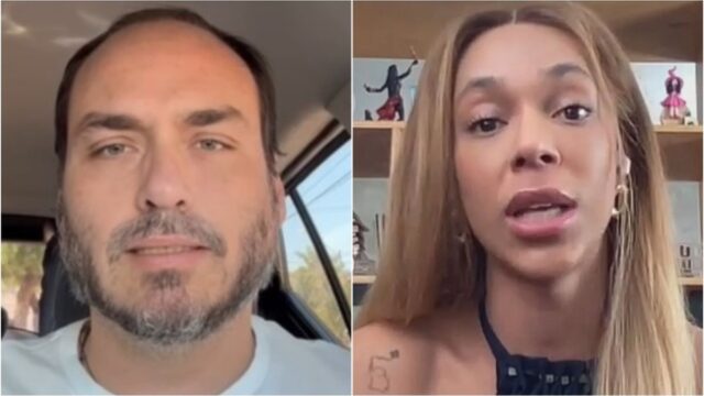Erika Hilton ironiza relato de Carlos Bolsonaro sobre saúde do pai: “Como eles vão cuidar do Brasil?”