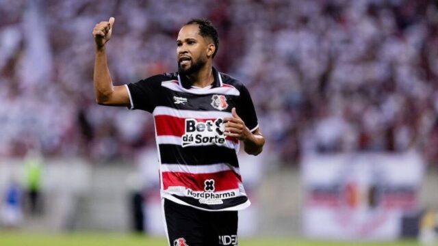 Ex-Vitória, Everaldo dá assistência e ajuda Santa Cruz a garantir acesso à Série B do Brasileirão