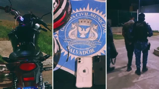 GCM localiza suspeito com iPhone de registro de furto após denúncia de tentativa de assalto em Salvador