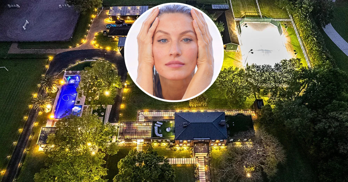 Gisele Bündchen mantém fazenda de US$ 9,1 milhões na Flórida e usa o local como refúgio para os filhos