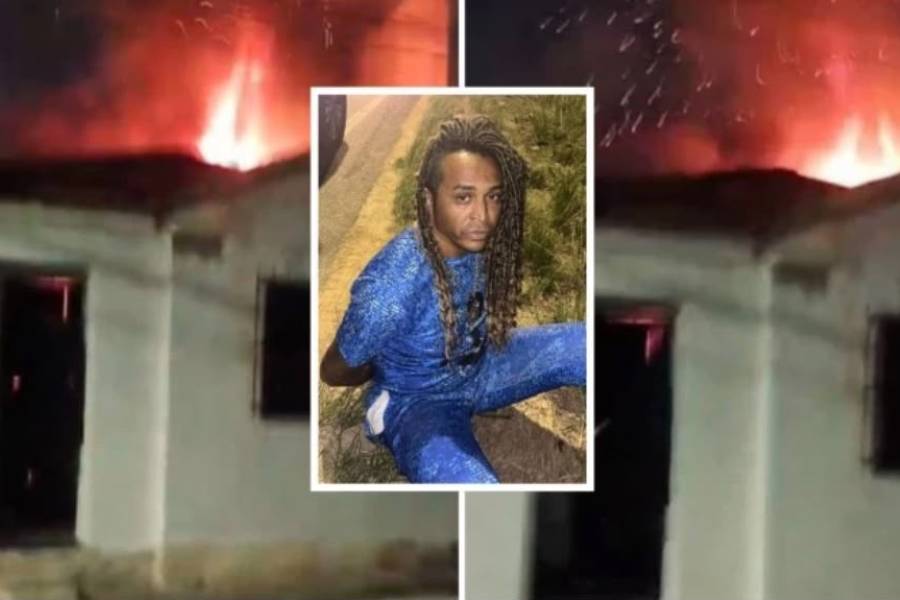 INCÊNDIO: casa de suspeito de sequestrar o bebê Noah é atingida pelo fogo em Vitória da Conquista