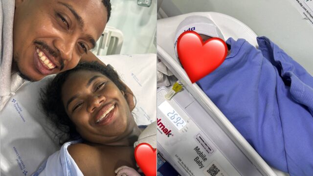 Irmã de Davi Brito, Raquel Brito anuncia o nascimento de Ravi, seu primeiro filho
