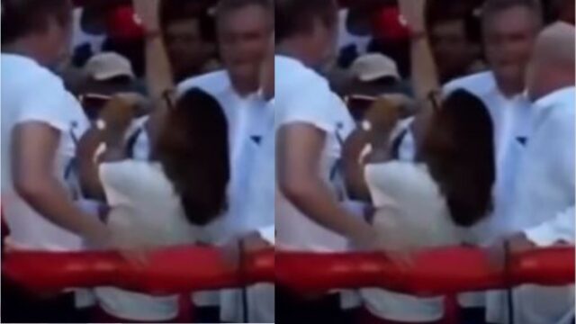 Janja reage com ironia a protesto contra Lula em ato de campanha em Ipatinga: “Aqui é só amor”