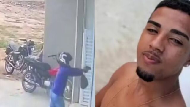 Jovem de 23 anos é morto a tiros dentro de oficina mecânica em Retirolândia; câmera flagrou o crime