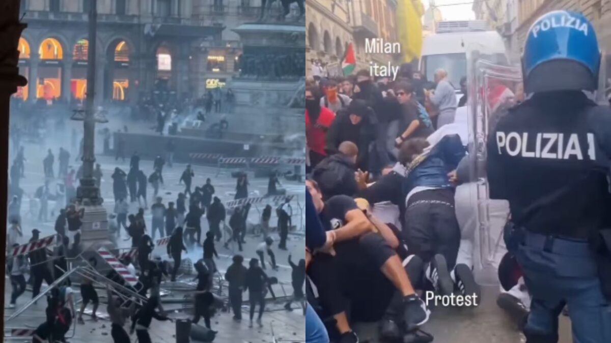 MILÃO: protesto contra o custo de vida termina em confronto com a polícia, saques e mais de 50 detidos