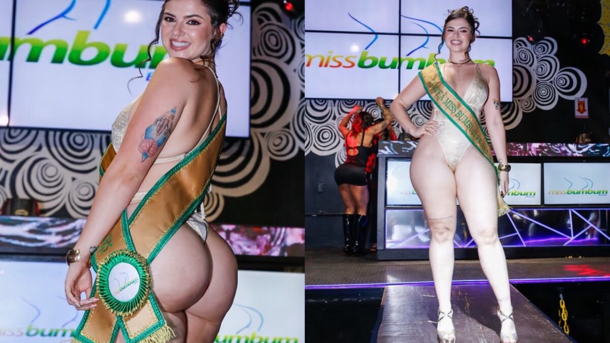 Miss Bumbum Brasil revela que quer ser enterrada de bruços, com o bumbum para cima: 'Coloquei no testamento'