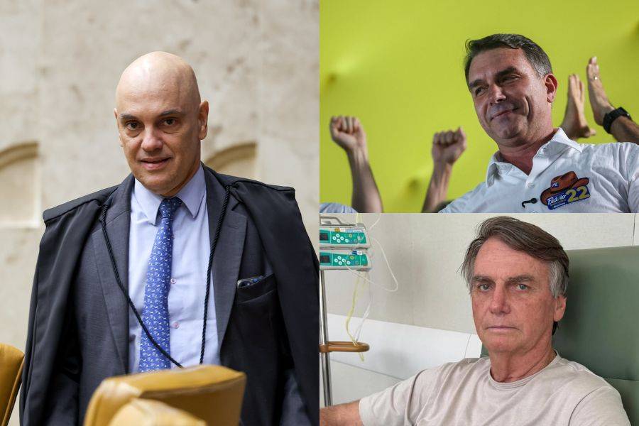 Moraes libera retomada das visitas de Flávio Bolsonaro ao pai após fim de suspensão de 90 dias
