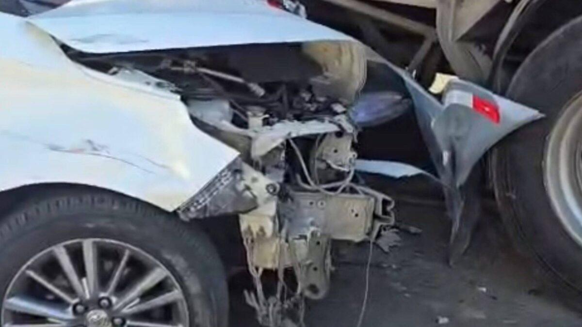 Motorista atropela mulher e atinge motos e ônibus em acidente no bairro Sobradinho, em Feira de Santana