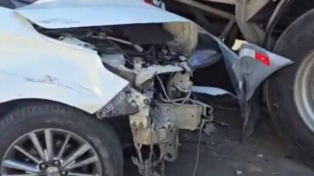 Motorista atropela mulher e atinge motos e ônibus em acidente no bairro Sobradinho, em Feira de Santana