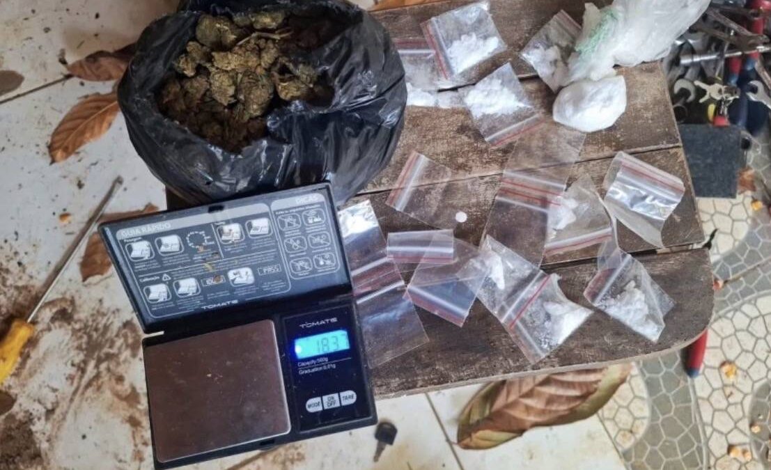 OPERAÇÃO ROTA OCULTA: homem de 27 anos é preso por tráfico de drogas em Santo Antônio de Jesus