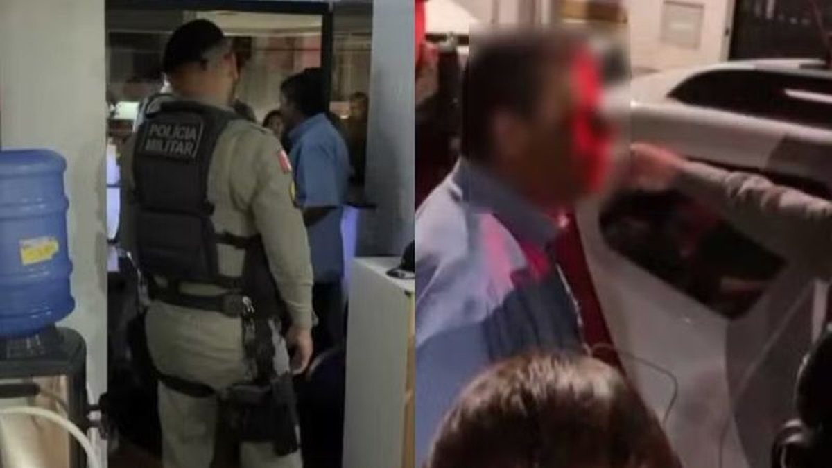 Porteiro é algemado e levado à delegacia após panelaço contra Flávio Bolsonaro em Maceió