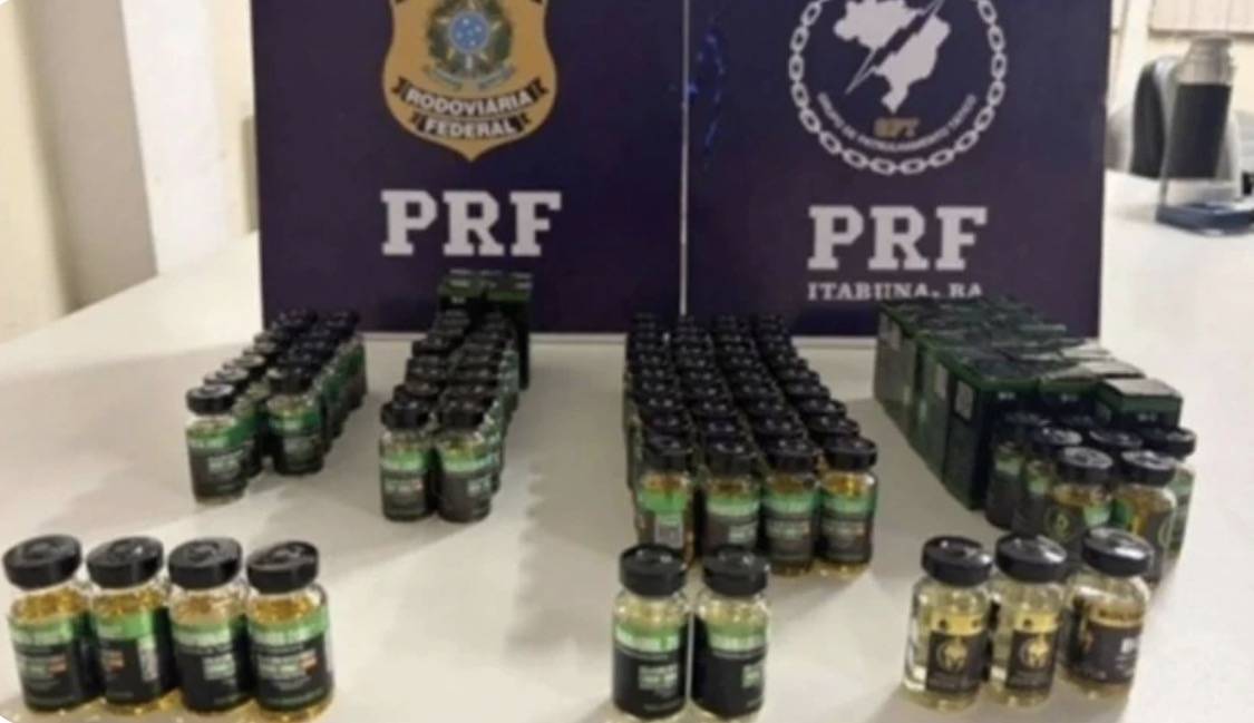 PRF apreende 108 ampolas de anabolizantes escondidas em encomendas na BR-101, em Itabuna