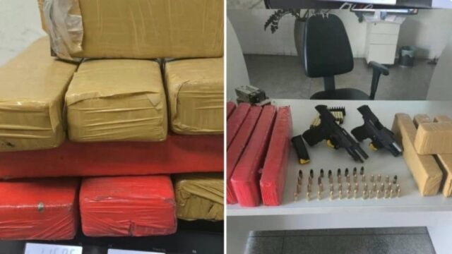 Procurado pela Justiça é preso com armas, munições e drogas em Senhor do Bonfim