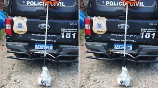 RECUPERADA: Polícia Civil acha roçadeira furtada de loja no Centro de Itabuna