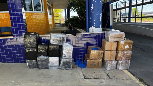 TRÁFICO: motorista é preso com mais de 520 kg de drogas escondidos em caminhão na BR-116, na Bahia