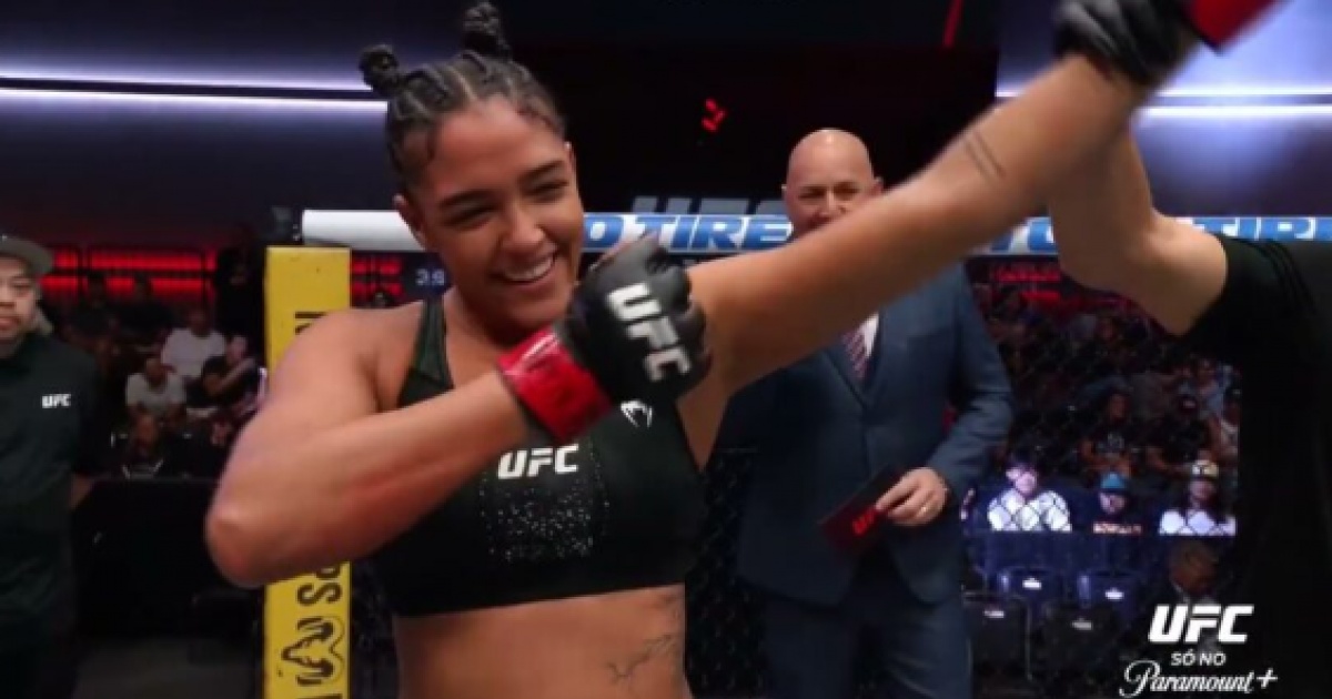 UFC Vegas 122: baiana Alice Pereira vence por nocaute técnico e leva bônus de US$ 100 mil