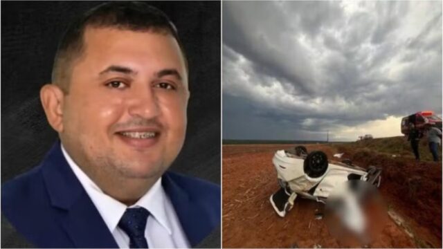 Vereador de Mato Grosso morre aos 40 anos em capotamento na MT-109; duas mulheres também morreram